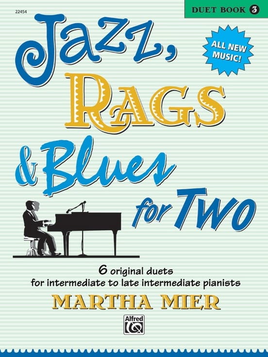 Jazz, Rags And Blues For Two Volume 3 - Martha Mier - Partition