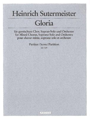 Gloria Heinrich Sutermeister Partition Chœur