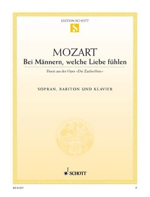 Bei Männern, Welche Liebe Fühlen. Zauberflöte. MOZART Partition Opéras