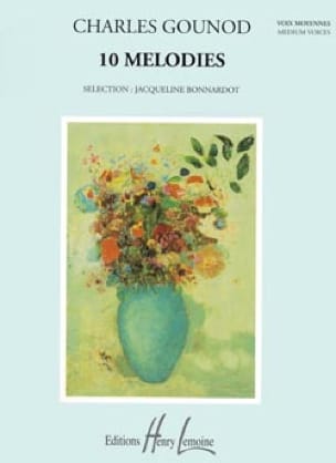 10 Mélodies. Voix Moyenne - GOUNOD - Partition - Mélodies