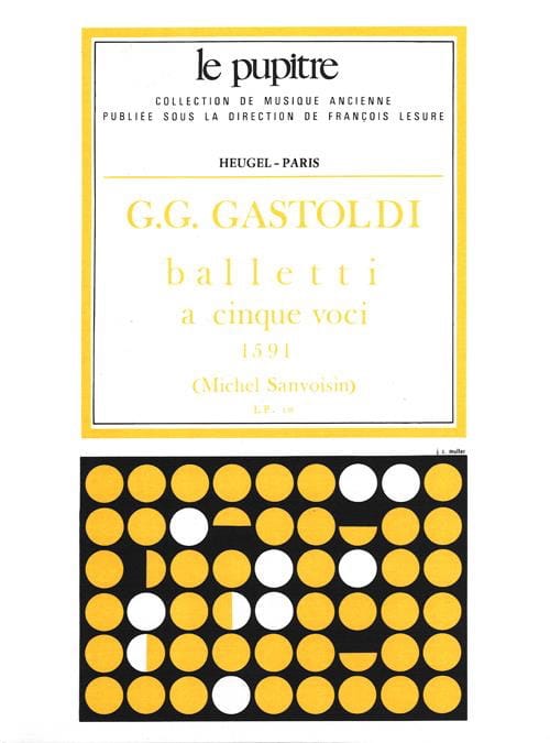 Balletti A 5 Voci - Giovanni Gastoldi - Partition - Chœur