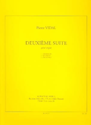 Suite N° 2 Pierre Vidal Partition Orgue
