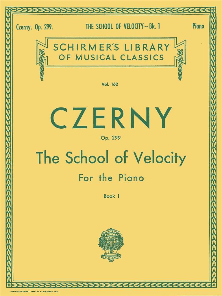 School of Velocity Op. 299 Book 1 CZERNY Partition Piano