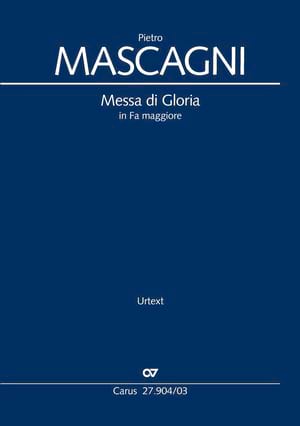 Messa di Gloria Pietro Mascagni Partition Chœur