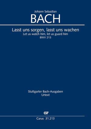 Lasst uns sorgen, lasst uns wachen - Johann Christian Bach - Partition
