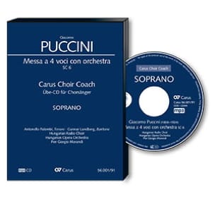 Messa a 4 voci con orchestra SC 6. CD MP3 Ténor CHOEUR - PUCCINI