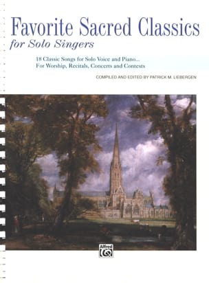 Favorite Sacred Classics. Voix Haute Partition Mélodies