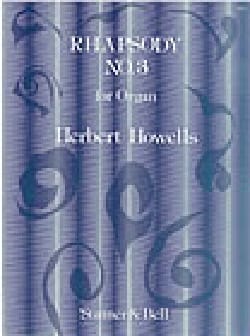Rhapsody 3 Op. 17-3 Herbert Howells Partition Orgue