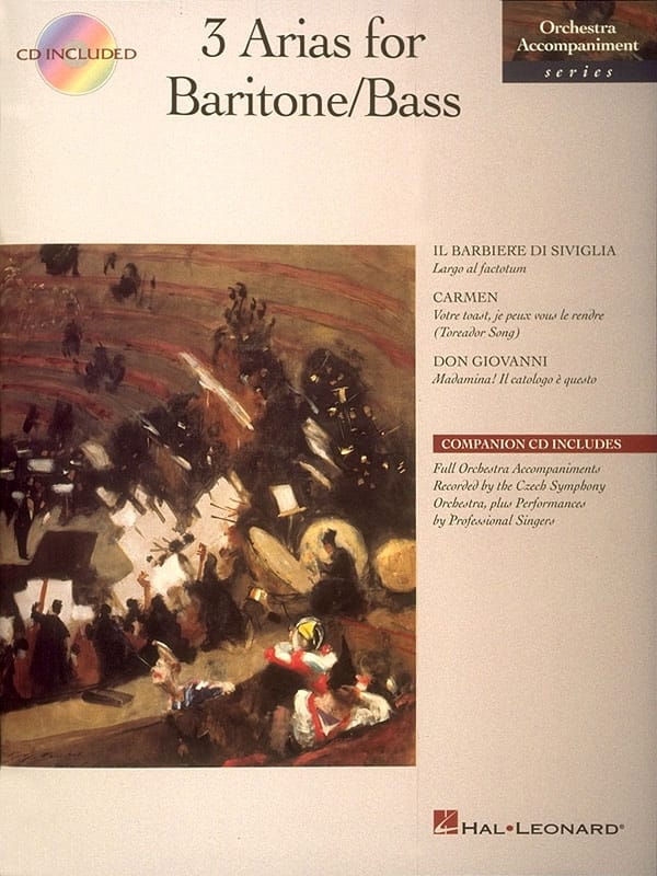 3 Arias For Baritone/Bass - Partition - Opéras