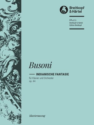 Indianische Fantasie Op. 44. 2 Pianos BUSONI Partition Piano