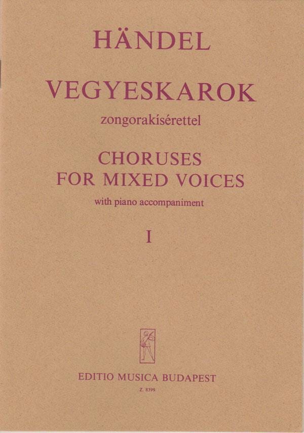Choruses For Mixed Voices Vol 1 HAENDEL Partition Chœur