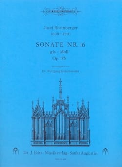 Feuillez l'ouvrage Sonate N° 16 Op. 175 - RHEINBERGER - Partition - Orgue
