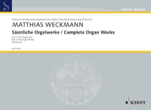 Sämtliche Orgelwerke Volume 2 Matthias Weckmann Partition Orgue