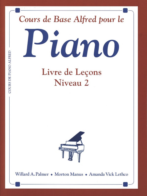 Alfred - Livre de Leçons - Niveau 2 - ALFRED - Partition - Piano