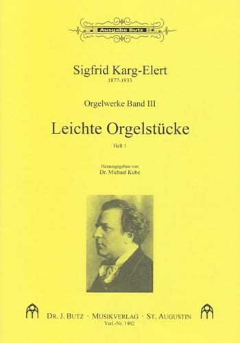 Leichte Orgelstücke Volume 1 Sigfrid Karg-Elert Partition Orgue