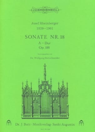Sonate N° 18 Op. 188 RHEINBERGER Partition Orgue