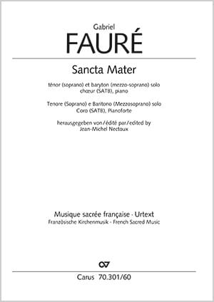 Sancta Mater (1894) FAURÉ Partition