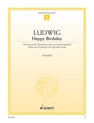 Happy Birthday Claus-Dieter Ludwig Partition Piano