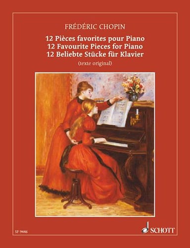 12 Pièces Favorites CHOPIN Partition Piano
