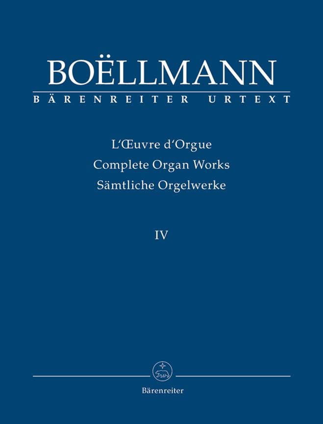 Oeuvre d' Orgue Volume 4 - Léon Boëllmann - Partition - Orgue