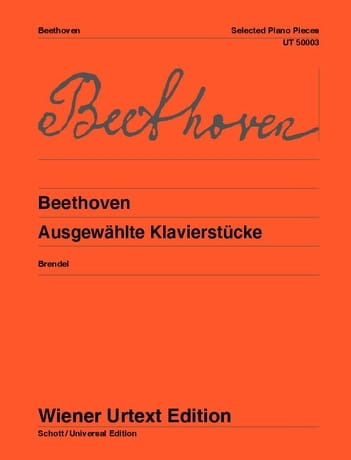 Ausgewählte klavierstücke BEETHOVEN Partition Piano