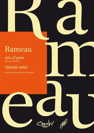 Airs d'opéra. Grand dessus RAMEAU Partition Opéras