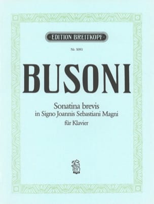 Sonatina Brevis BUSONI Partition Piano