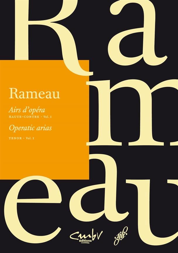 Airs d'opéra. Haute-contre. Volume 1 RAMEAU Partition Opéras