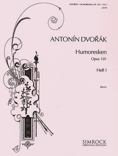 Humoresques Opus 101 Vol 1 DVORAK Partition Piano