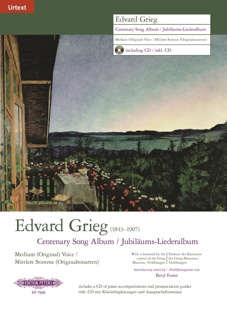 Jubiläums-Liederalbum - GRIEG - Partition - Mélodies