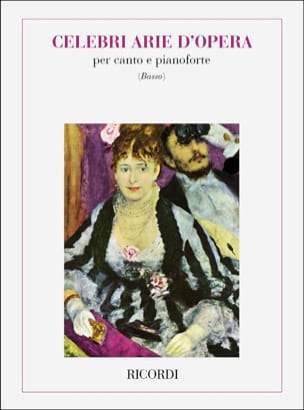 Celebri Arie d'opera. Basse Partition Opéras