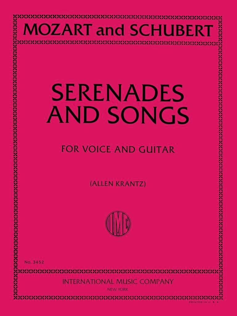 Serenades And Songs MOZART Partition Guitare