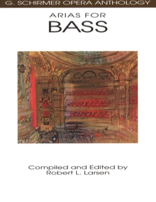 Opera Anthology : Arias pour Basse Partition Opéras