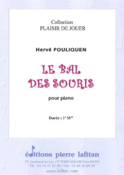 Le bal des souris Hervé Pouliquen Partition Piano