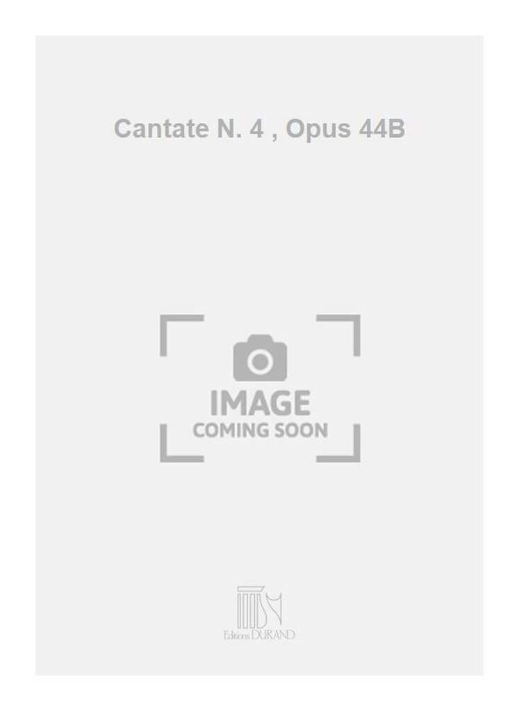 Cantate 4 Op. 44b Nicolas Bacri Partition Violoncelle