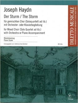Der Sturm Hob 24a-8 HAYDN Partition Chœur
