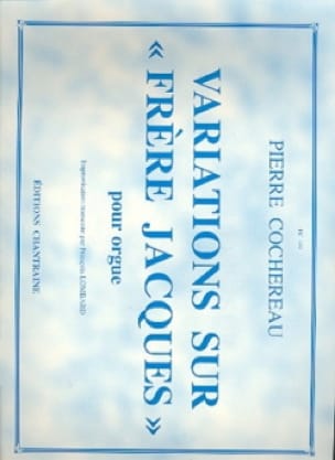 Variations sur Frère Jacques Pierre Cochereau Partition Orgue