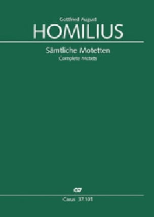 Motets complets Gottfried August Homilius Partition Chœur