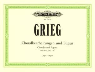 Choralbearteitungen Und Fugen GRIEG Partition Orgue