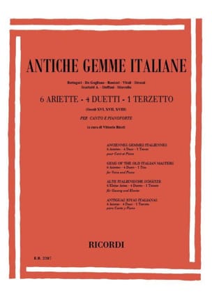 Antiche Gemme Italiane Partition Mélodies