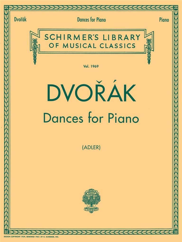 Danses DVORAK Partition Piano