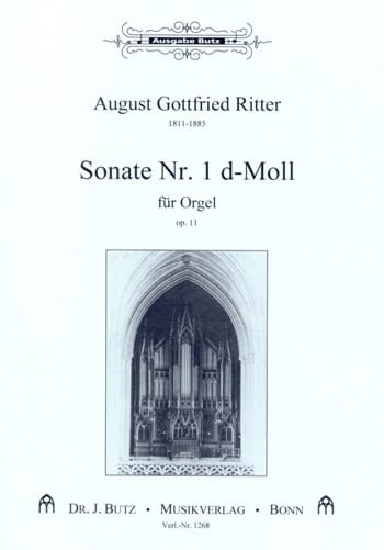 Sonate n° 1 Ré Mineur Op. 11 August Gottfried Ritter Partition Orgue