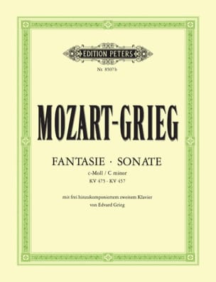 Fantaisie KV 475 et Sonate KV 457. 2 Pianos MOZART Partition Piano