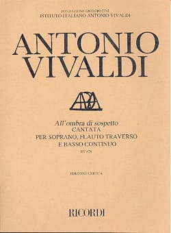 All' Ombra Di Sospetto RV 678 VIVALDI Partition Flûte traversière