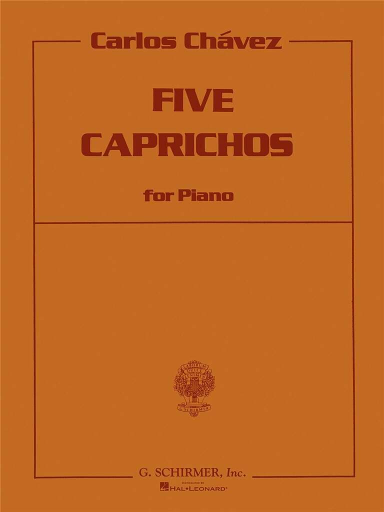 5 Caprichos Piano - Chavez - Partition - Piano