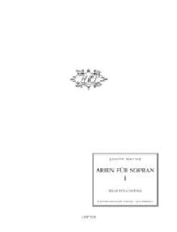 Arien Für Sopran Volume 1 HAYDN Partition Opéras