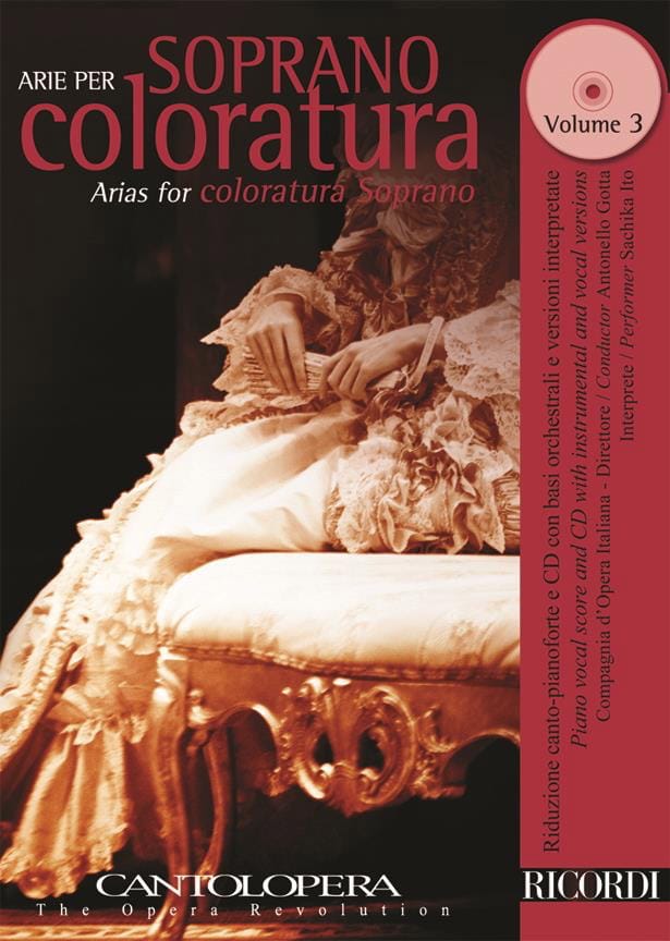 Arie Per Soprano Coloratura Volume 3 Partition Recueils