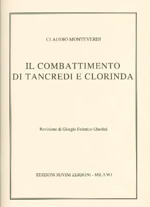 Il Combattimento Di Tancredi E Clorinda MONTEVERDI Partition Opéras