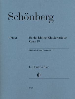 6 Kleine Klavierstucke - Piano SCHOENBERG Partition Piano