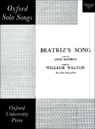 Beatriz'song William Walton Partition Guitare